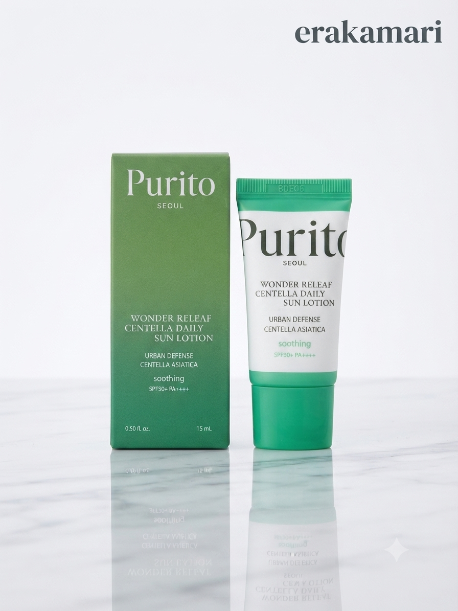 Purito Seoul Wonder Releaf Centella Daily Sun Lotion SPF-50, 15ml