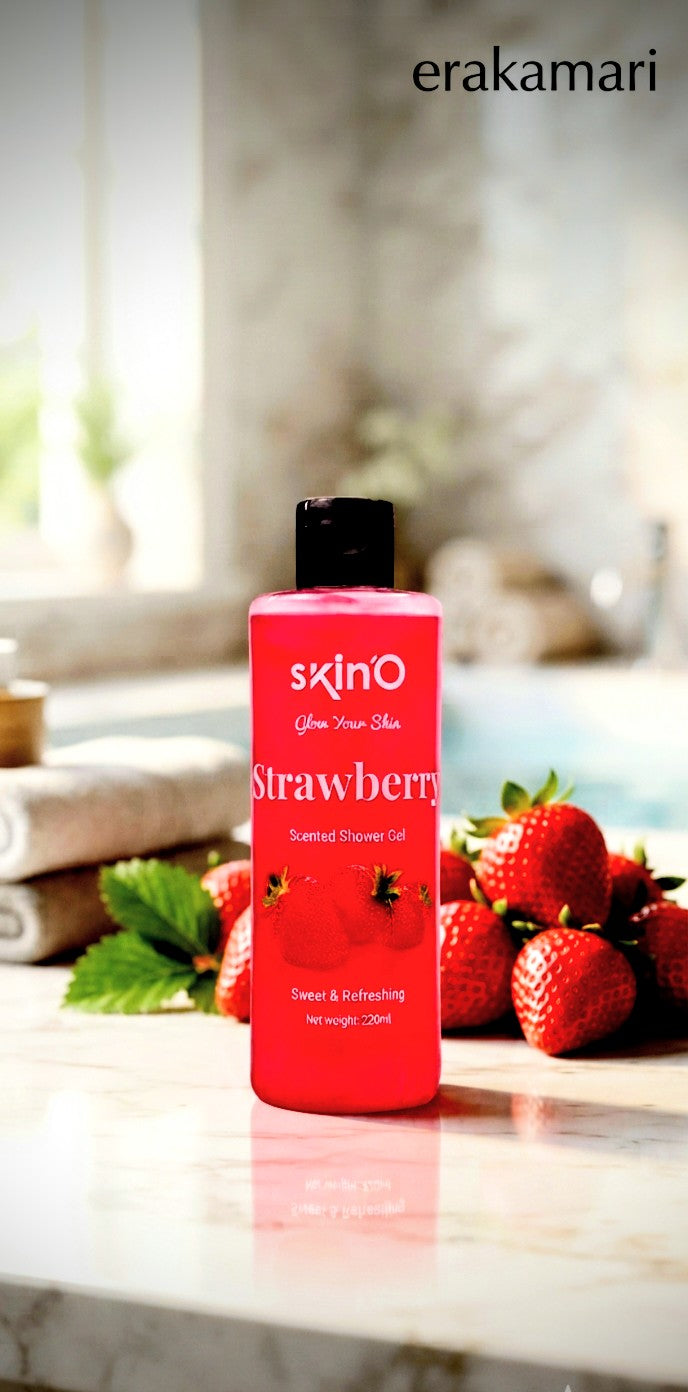 skin'O Glow Your Skin Strawberry Scented Shower Gel
Size: 220m