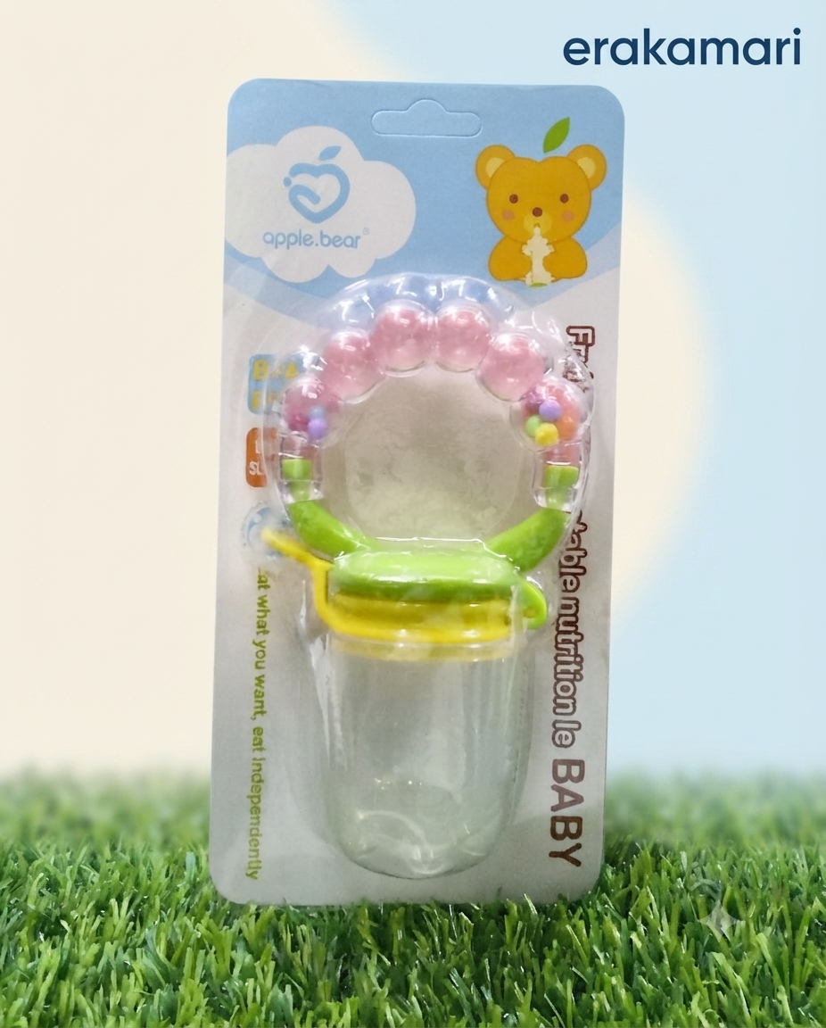 Apple Bear baby fruit pacifier
