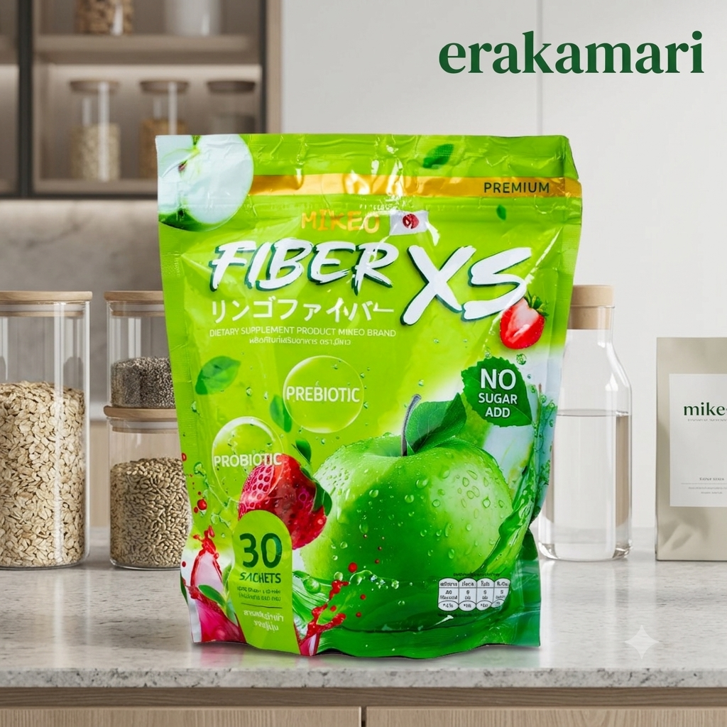 MIKEO Fiber XS Dietary Supplement Probiotic 30 Sachets (150-200ml)