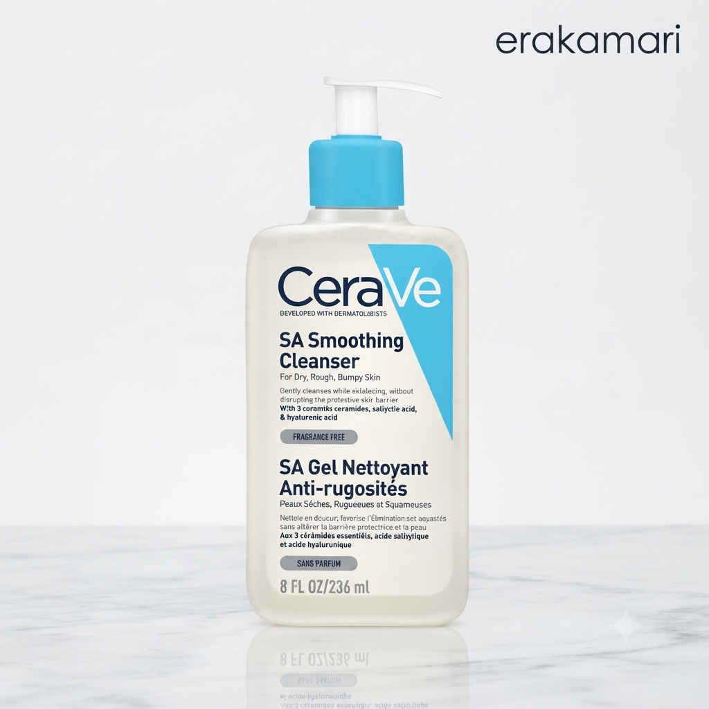 Cerave SA Smoothing Cleanser For Dry Rough Bumpy Skin 236ml