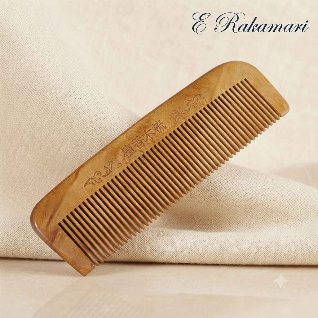 Mu Niu Ren brand wooden hair comb,