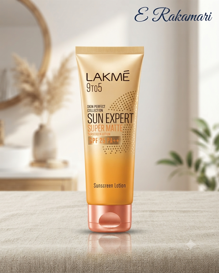 Lakmé 9to5 Sun Expert Super Matte Sunscreen Lotion with SPF 25 PA++ 100ML