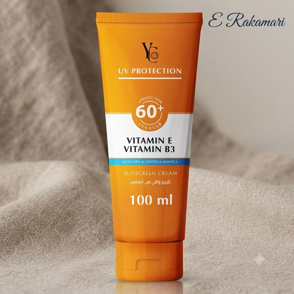 YC Sunscreen UV Protection Cream with UV60 - 100ml