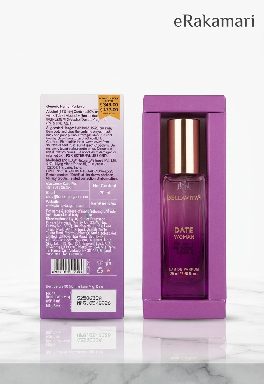 Bellavita Perfume 20ml (Date Woman)