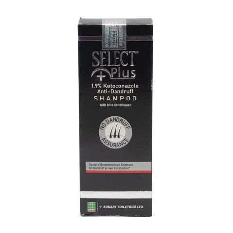 Select Plus 1.9% Ketoconazole Anti-Dandrruf Shampoo 75ml