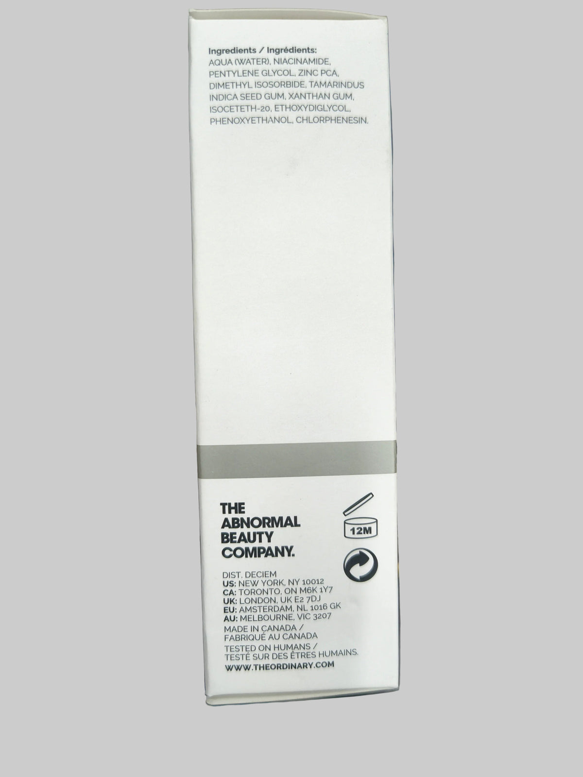 The Ordinary Niacinamide 10% + Zinc 1% - 30ml