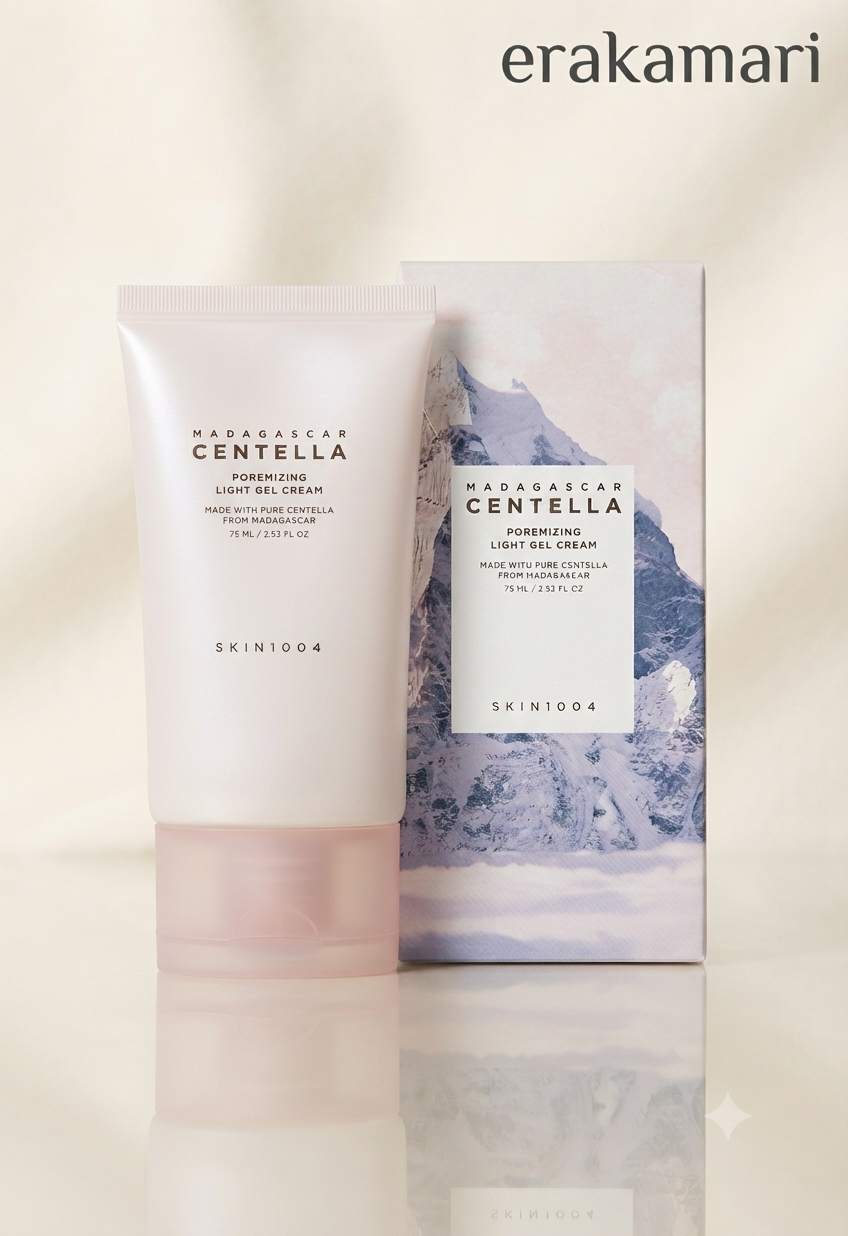 Centella Poremizing Light Gel Cream 75ml .SKIN1004 Madagascar Korea