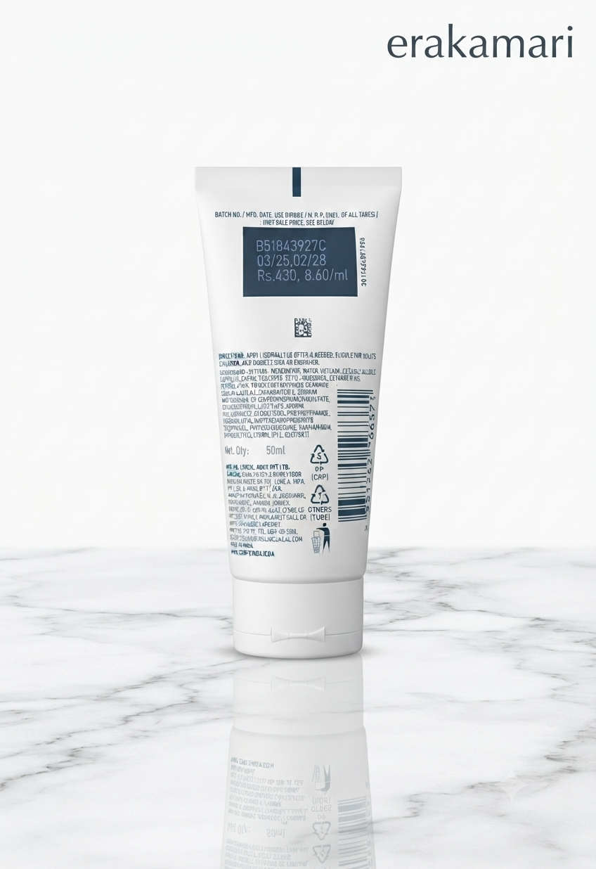 CeraVe Moisturizing Cream (Dry to Very Dry Skin) - 50ml(India)