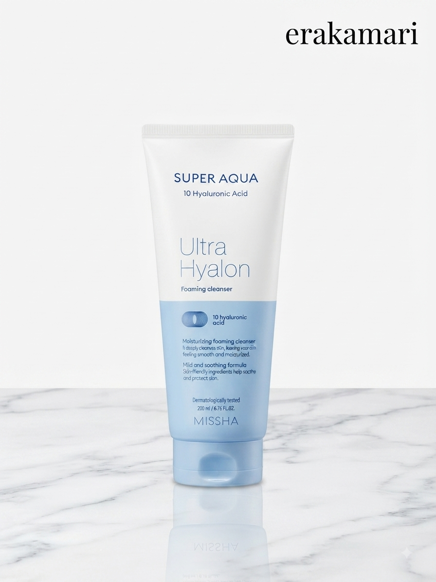 Missha Super Aqua Ultra Hyalron Foaming Cleanser (200 ml)