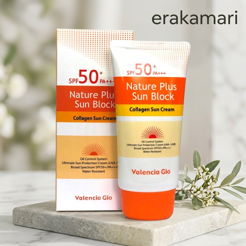 Valencia Gio Nature Plus Sun Block Collagen Sun Cream (SPF 50+ PA+++)