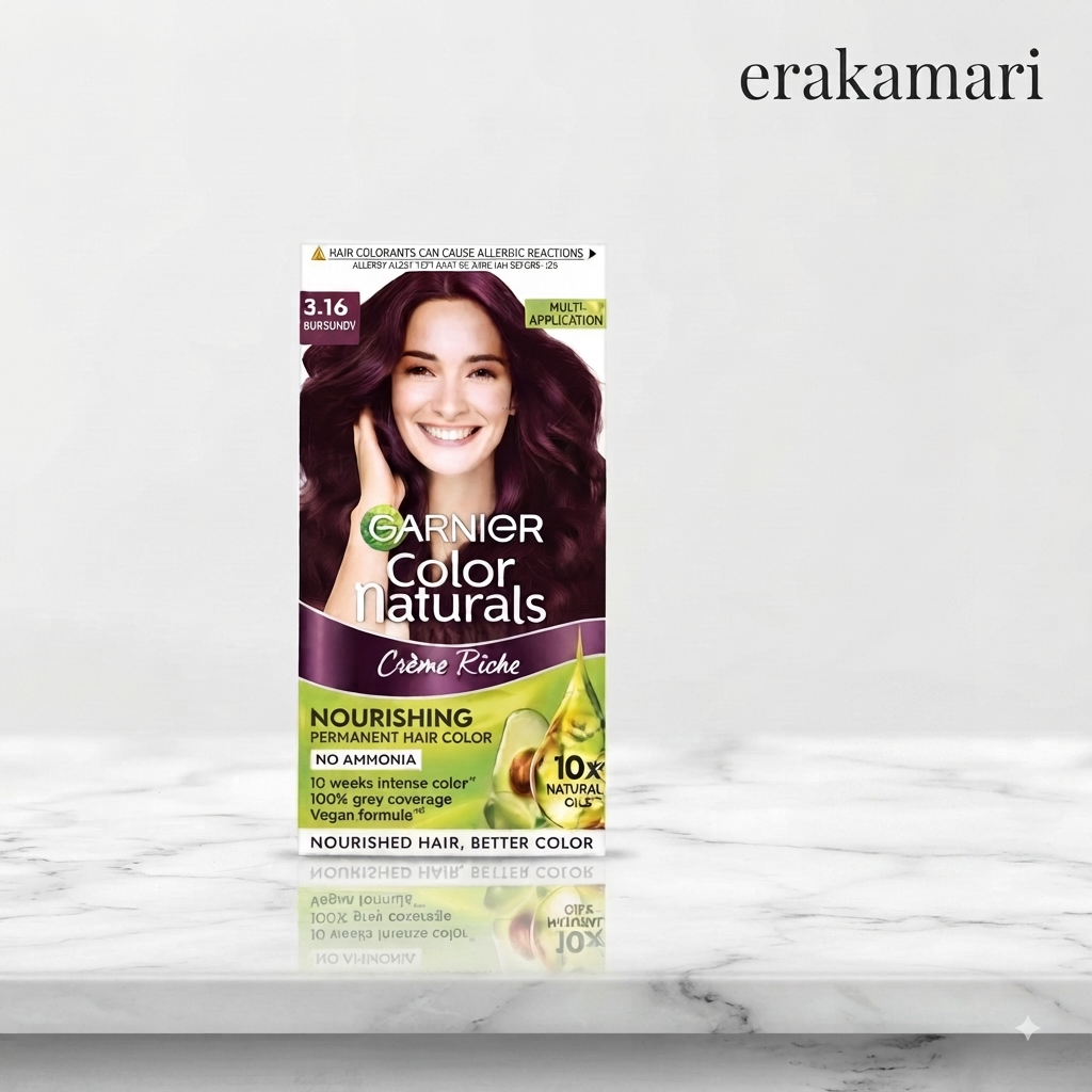Garnier Color Naturals Shade 3.16 is Burgundy 30g