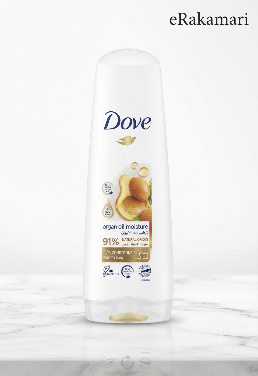 Dove Conditioner 350ml (Argan Oil Moisture For Dry Hair)