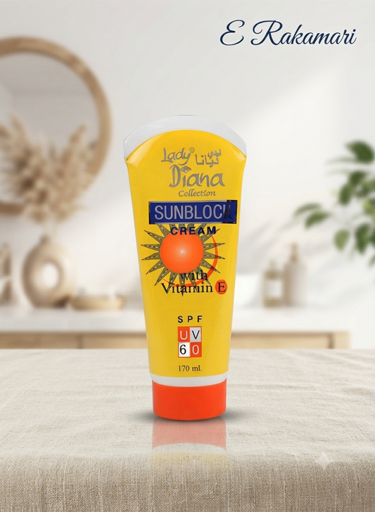 Lady Diana Sunblock Cream with Vitamin E (170ml, SPF 40)