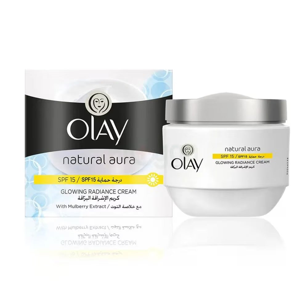 Olay Natural Aura SPF 15 Glowing Radiance Day Cream 50g