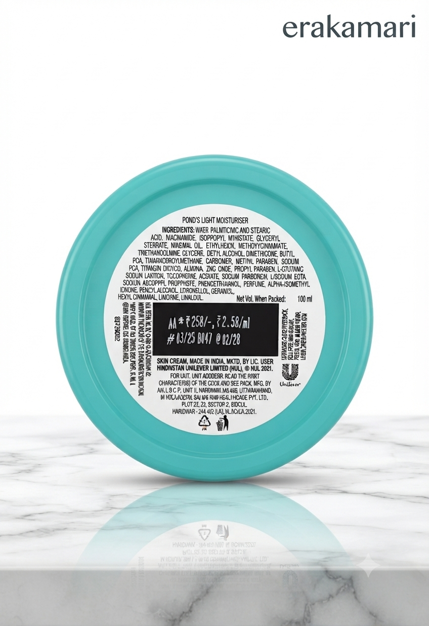 Ponds Light Moisturiser Non-Oily Fresh Feel 100ml (India)