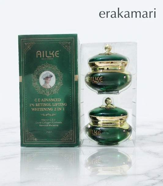 Ailke C E Advance 1% Retinoid Lifting Whitening Day Night Cream
