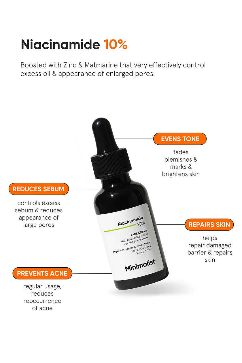 Minimalist Niacinamide 10% Face Serum 30ml India