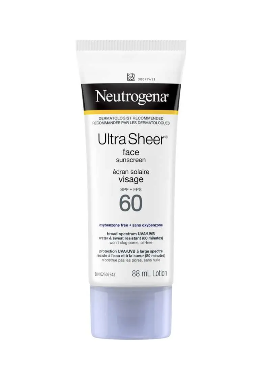 Neutrogena sun 60 SPF Canada