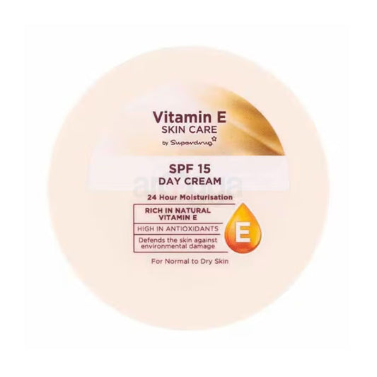 Superdrug Vitamin E SPF 15 Moisturising Day Cream 100ml