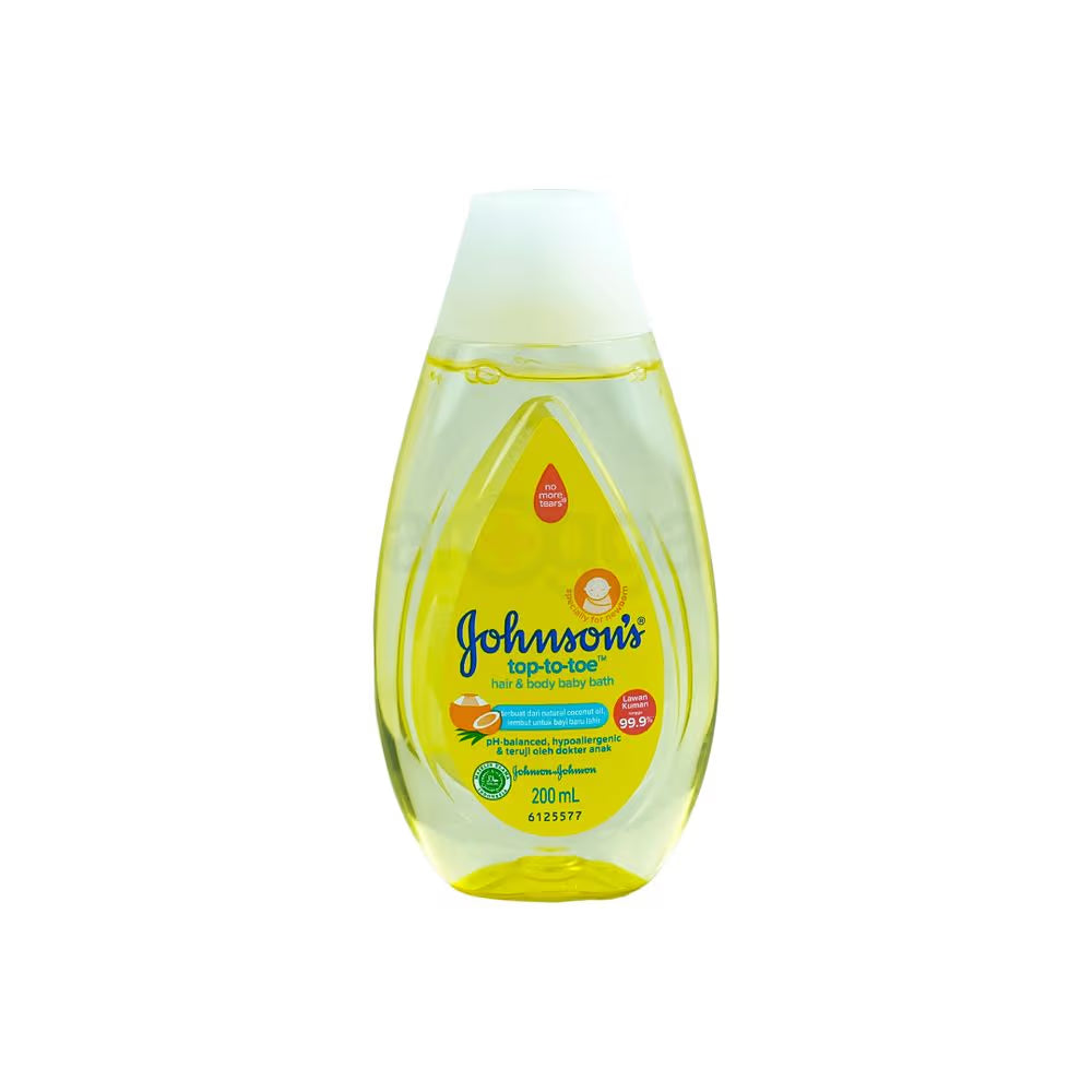 Johnson's top-to-Toe Hair & Body Baby Bath 200ml(Indonesia)