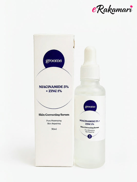 Groome Niacinamide Serum 5% +Zinc 1% 30ml
