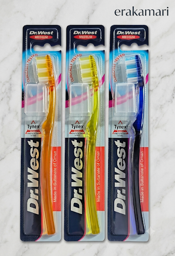 Dr. West Tooth Brush Medium 1p Made in Oman