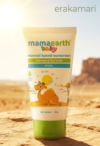 Mamaearth Baby mineral based sunscreen Spf 20+ 50g
