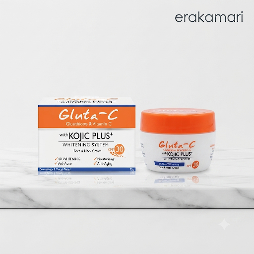 Gluta-C With Kojic Plus+ Whitening System Face & Neck Cream 25g