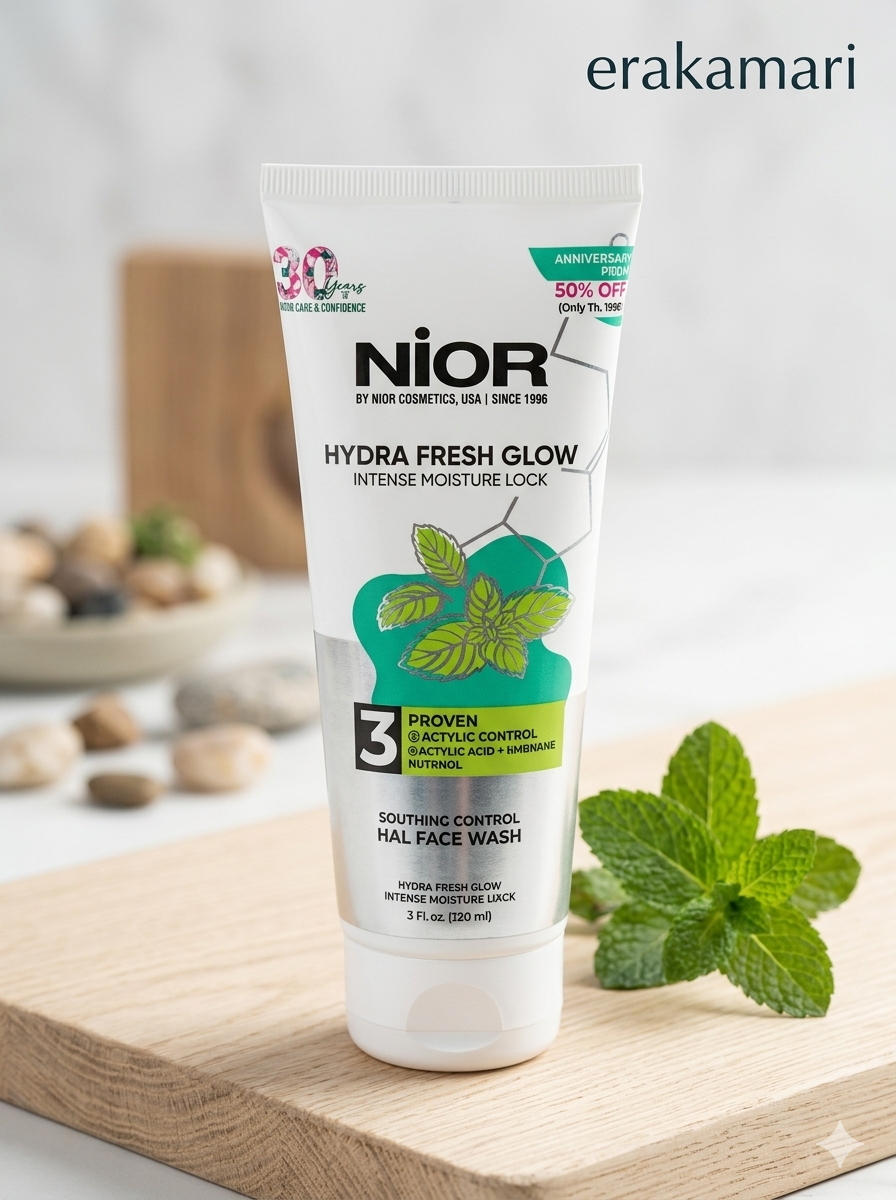 NIOR Deep Clean Gel Face Wash Soothing Menthol 100ml