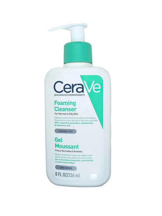Cerave Foaming Cleanser For Normal To Oily Skin 236ML