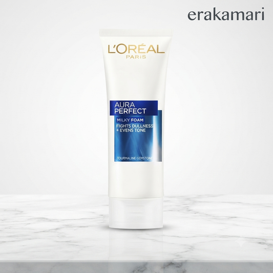 Loreal Paris Aura Perfect Milky Foam Fights Dullness and Evens Skin Tone Face Wash 100ml