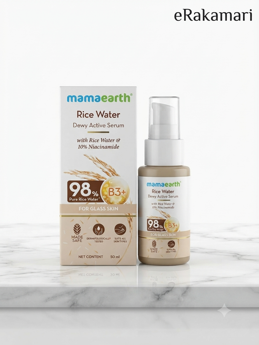 Mamaearth Rice Water Dewy Active Serum (50ml)