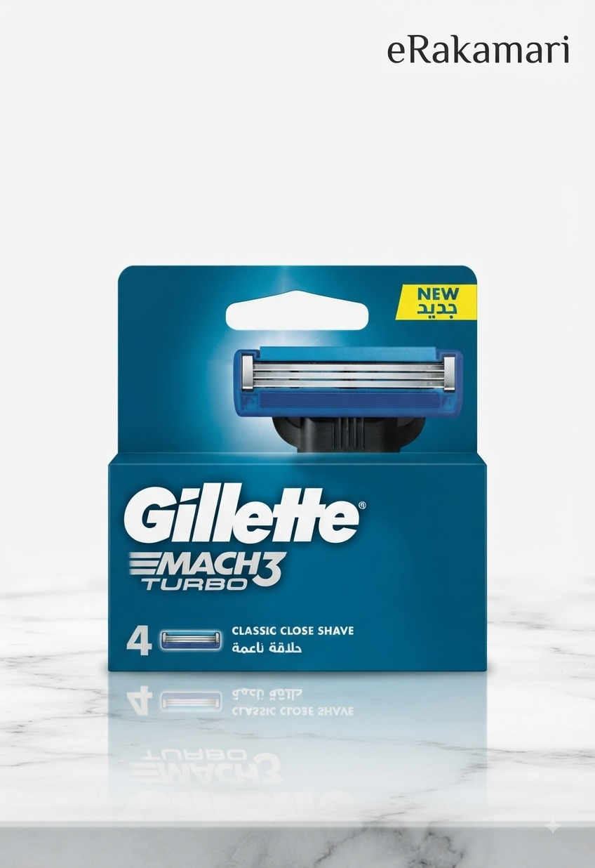 Gillette Mach3 Turbo 4Cartridges