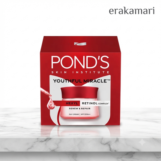 POND'S Youthful Miracle Hexyl Retinol Complex, Renew & Repair day Cream Spf 15 pa++( 50g)