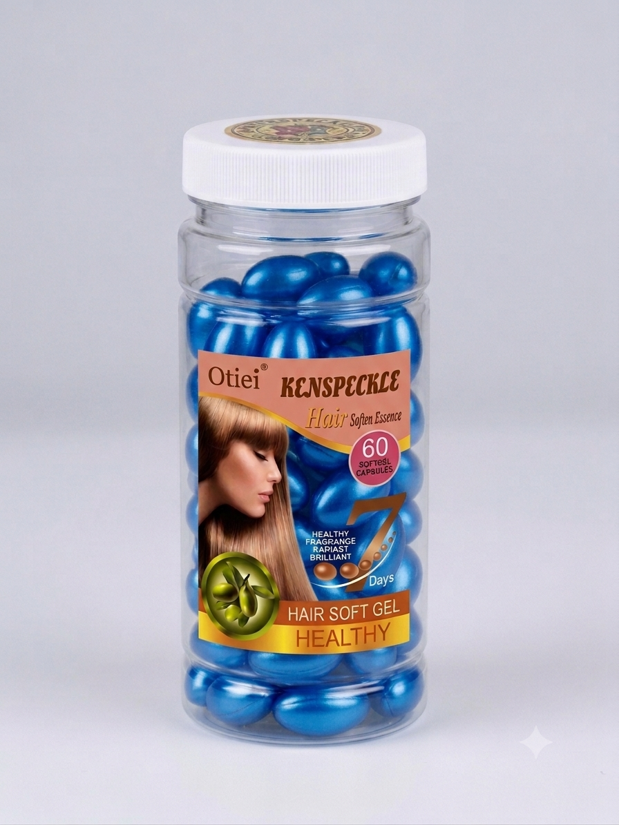 Kenspeckle Hair Soften Essence Vitamin E 60 Capsules