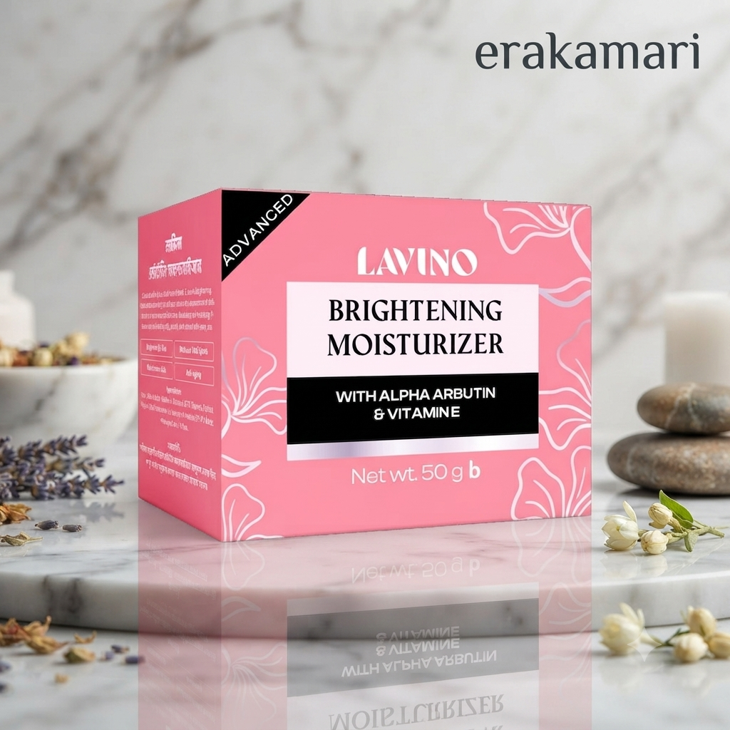 Lavino Brightening Moisturizer with Alpha Arbutin & Vitamin E 50ml