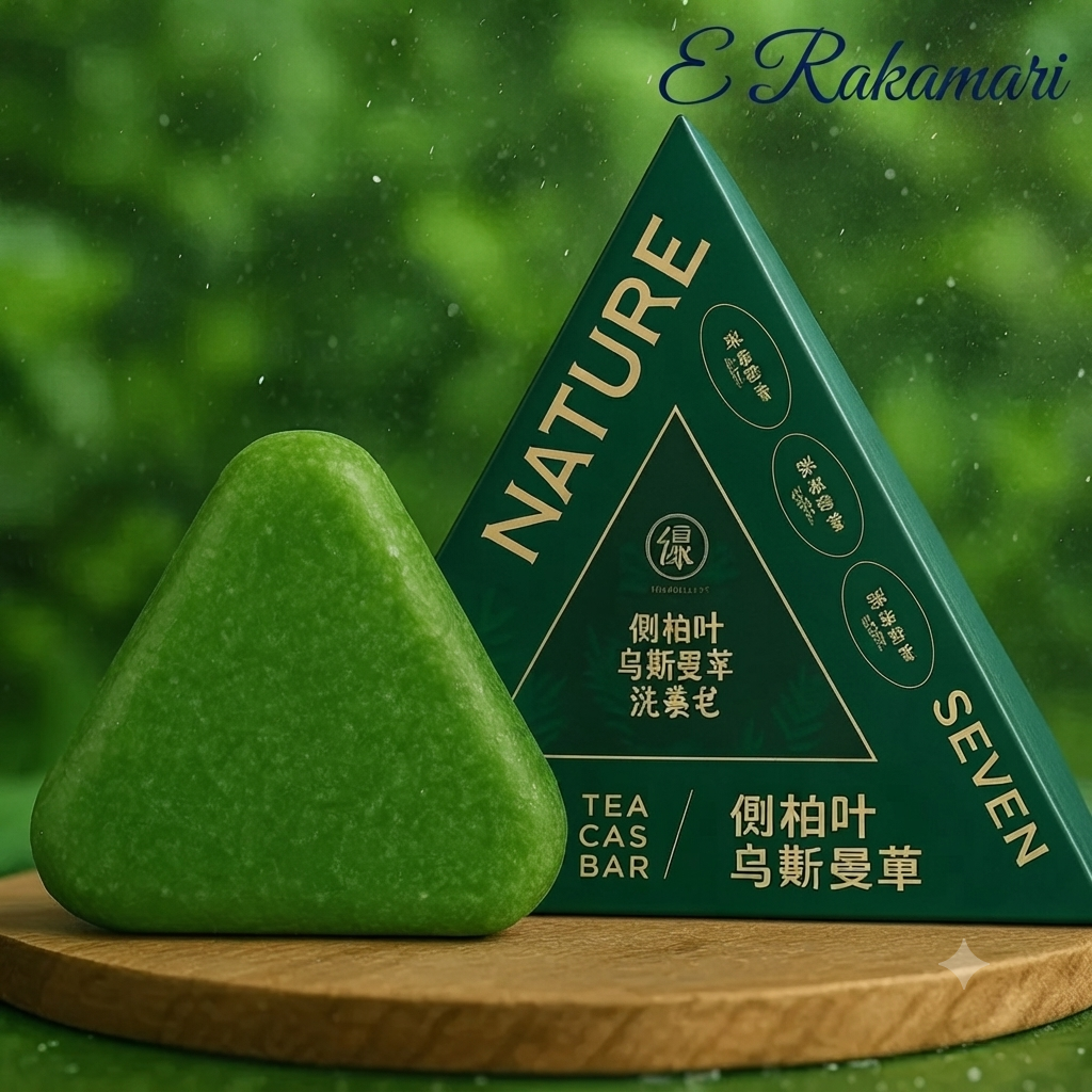Seven Green Nature Herbal Plant Shampoo & Body Bar. 120