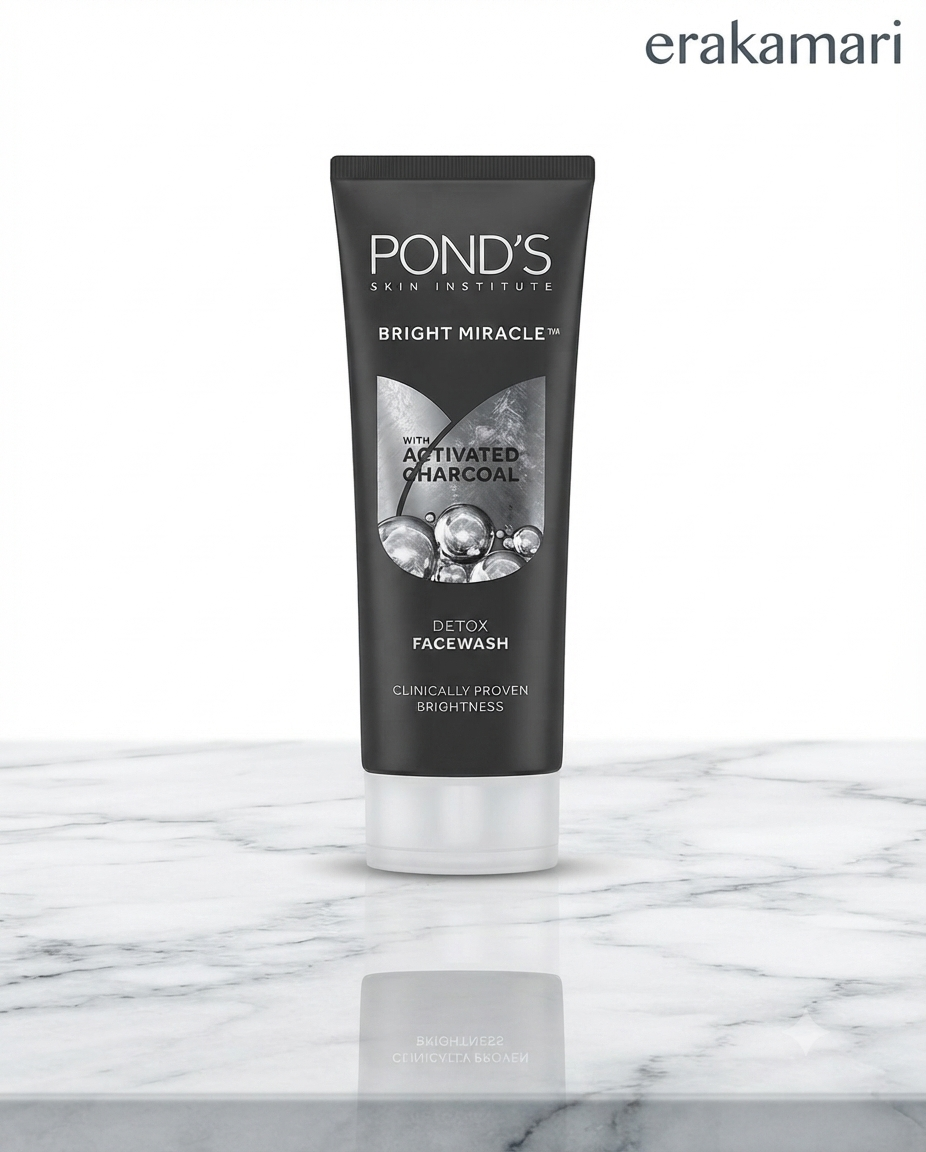POND'S Bright miracle With Activated Charcoal detox facewash 100 g (India)