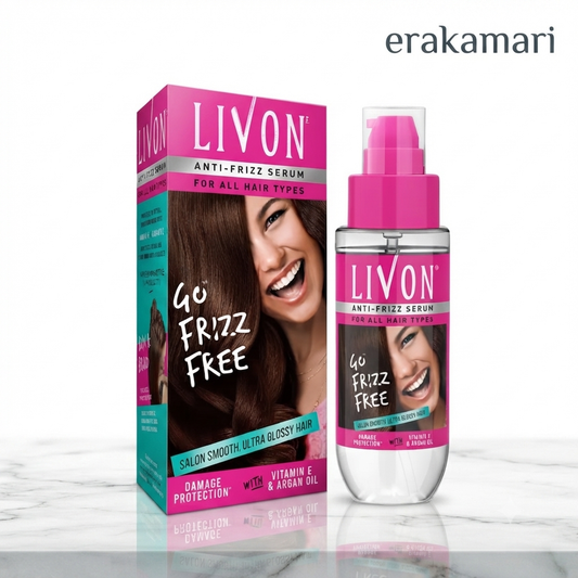 Livon Anti-Frizz Hair Serum 100ml (India)