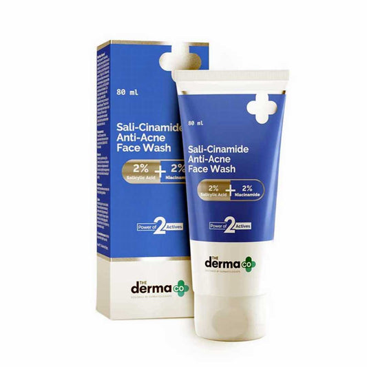 The Derma Co 2% Sali-Cinamide Anti-Acne Face Wash 80ml