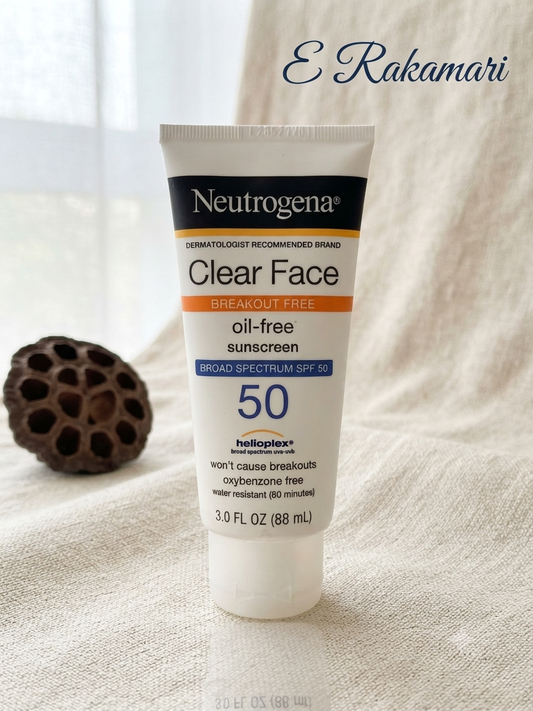 The Neutrogena Sunscreen SPF-50, 88ml (Clear Face Breakout Free Oil-Free)