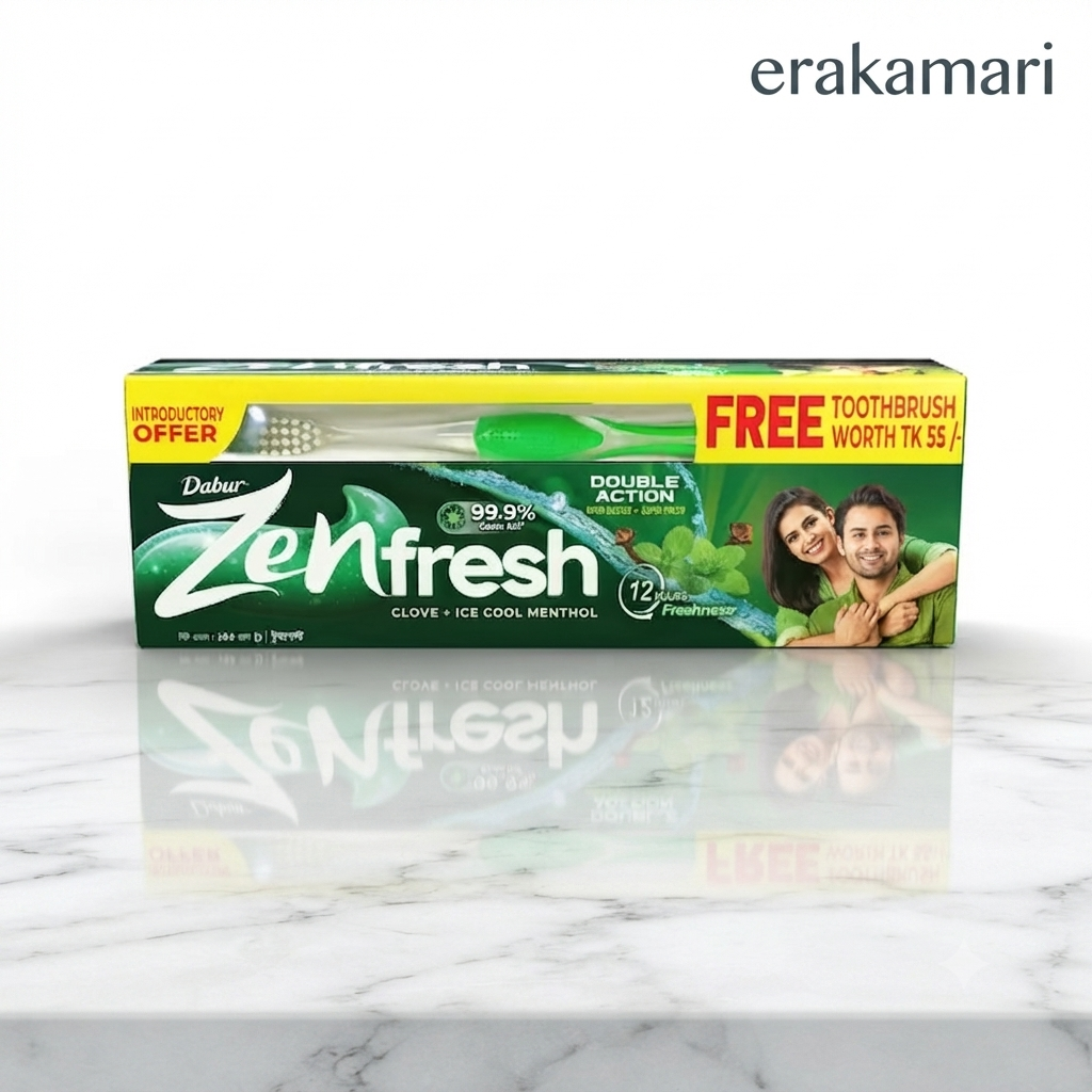 Dabur Zenfresh Clove+Icecool Menthol Toothpaste 145 gm