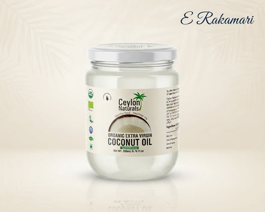 Ceylon Naturals Organic Extra Virgin Coconut Oil 200ml