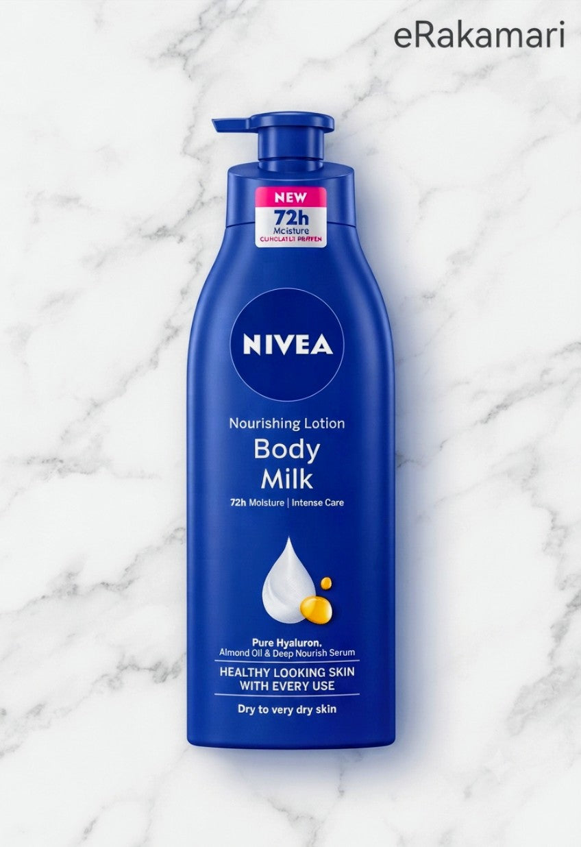 Nivea Body Milk Lotion 400ML For Dry To Very Dry Skin