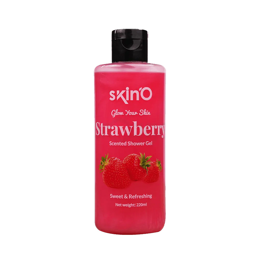 skin'O Glow Your Skin Strawberry Scented Shower Gel
Size: 220m