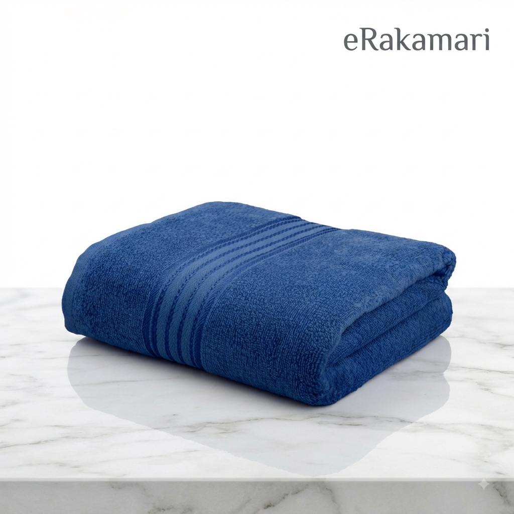 Blue Bird brand premium cotton bath towel (24"×48)