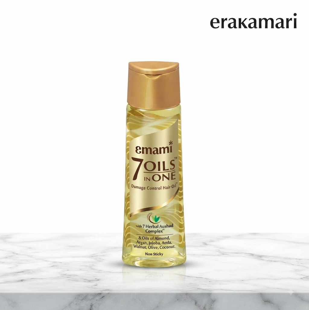 Emamii 7 Oils in One Non Sticky Hair Oil - 100ml (Indian)