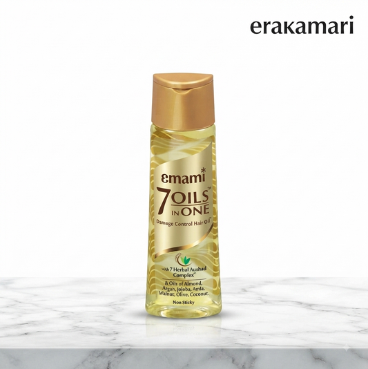 Emamii 7 Oils in One Non Sticky Hair Oil - 100ml (Indian)