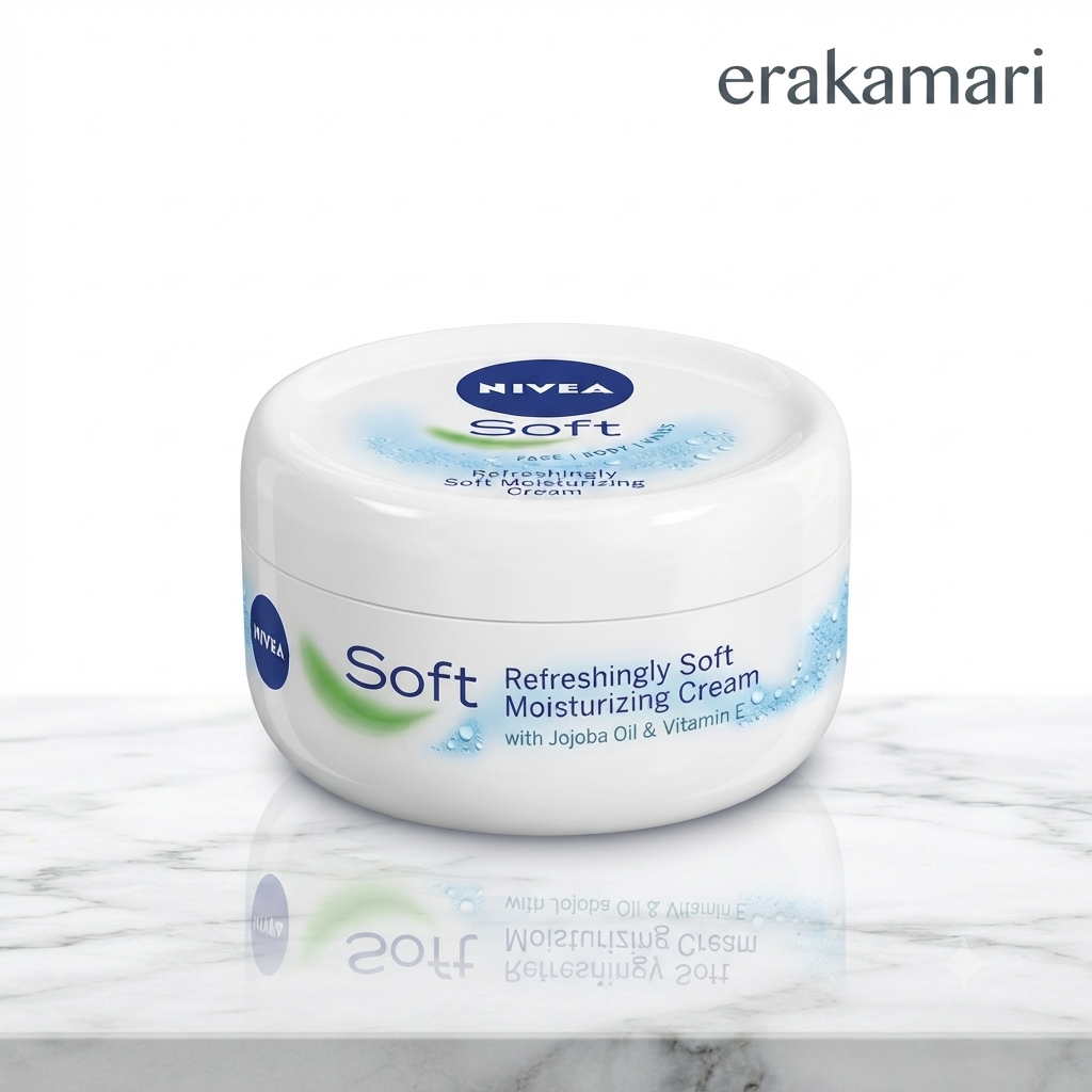 Nivea Soft Refreshingly Soft Moisturizing Cream 100 ml (Made In India)